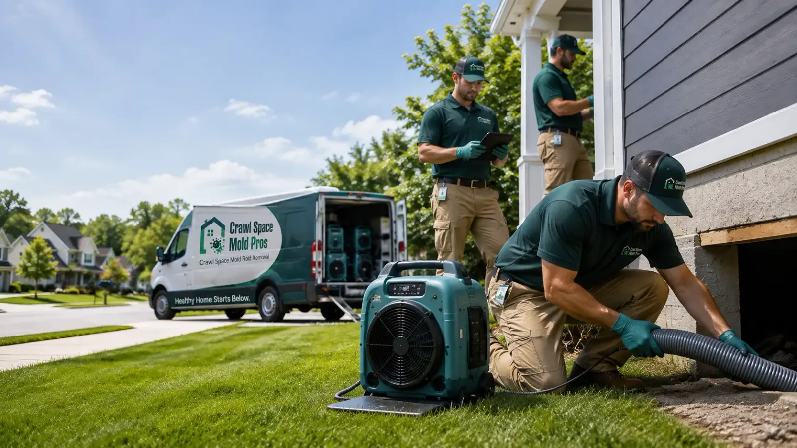 Crawl Space Mold Removal in Ellington, CT